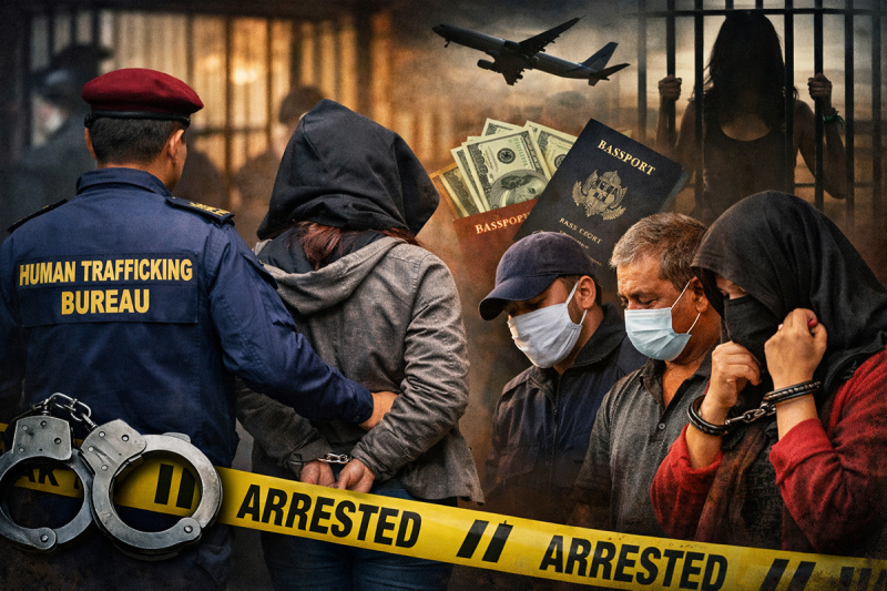 मानव बेचबिखनमा संलग्न पाँच जना पक्राउ, पीडितहरूकोको उद्धार