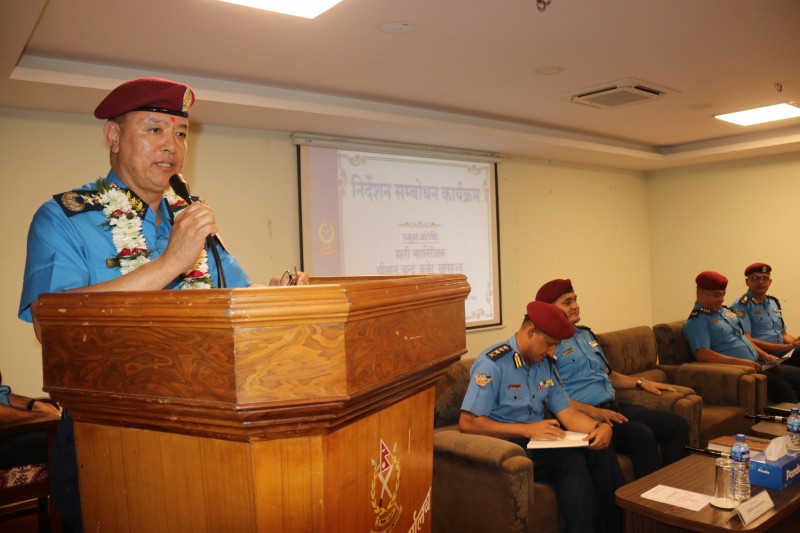 आपराधिक गतिविधिलाई कानुनी दायरामा ल्याउन प्रहरी महानिरीक्षक खापुङको निर्देशन
