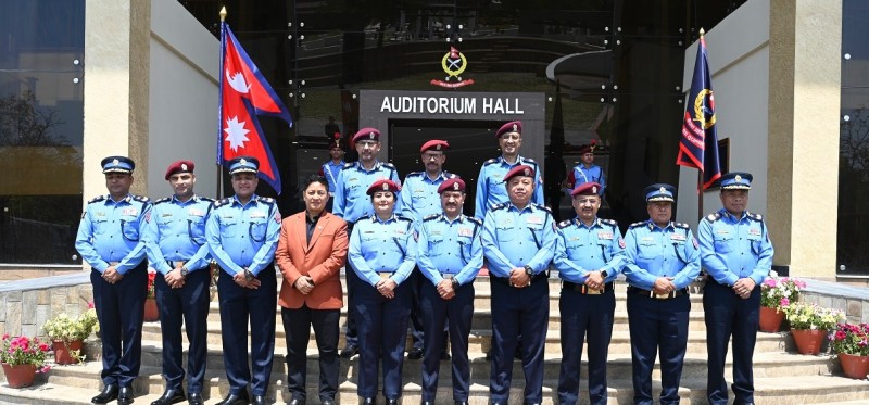 नेपाल प्रहरीका ४ एआईजी दर्ज्यानी चिन्हद्वारा सुशोभित (फोटोफिचर)