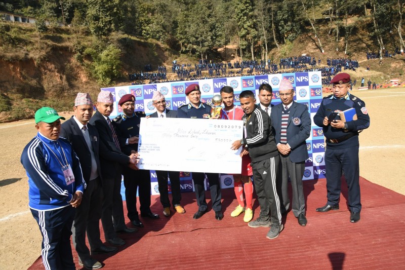 २८औं अन्तर माध्यामिक विद्यालय आईजीपी रनिङ ट्रफी फुटबल प्रतियोगिता सम्पन्न