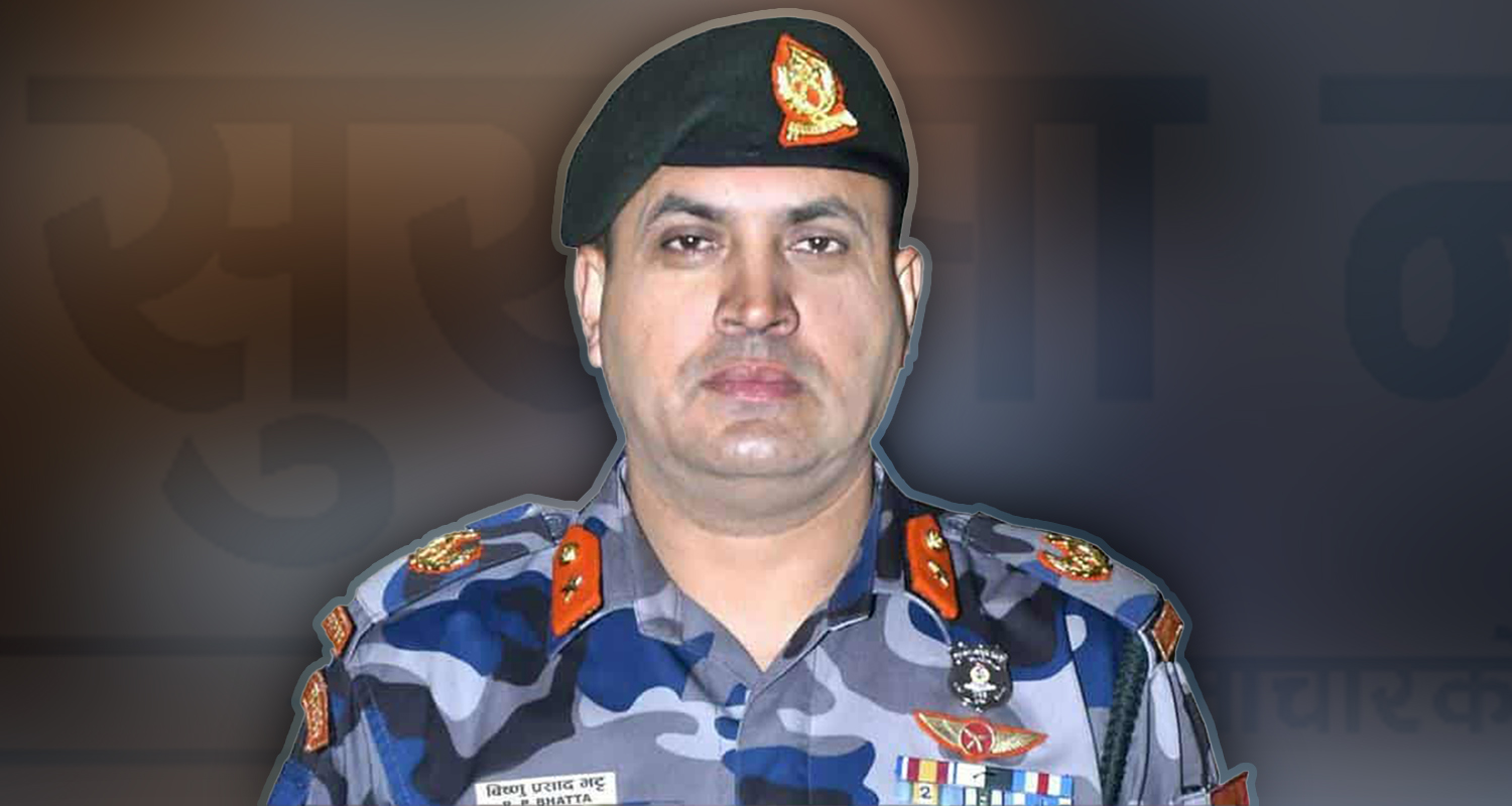 सशस्त्र प्रहरीको प्रवक्तामा डीआईजी विष्णुप्रसाद भट्ट