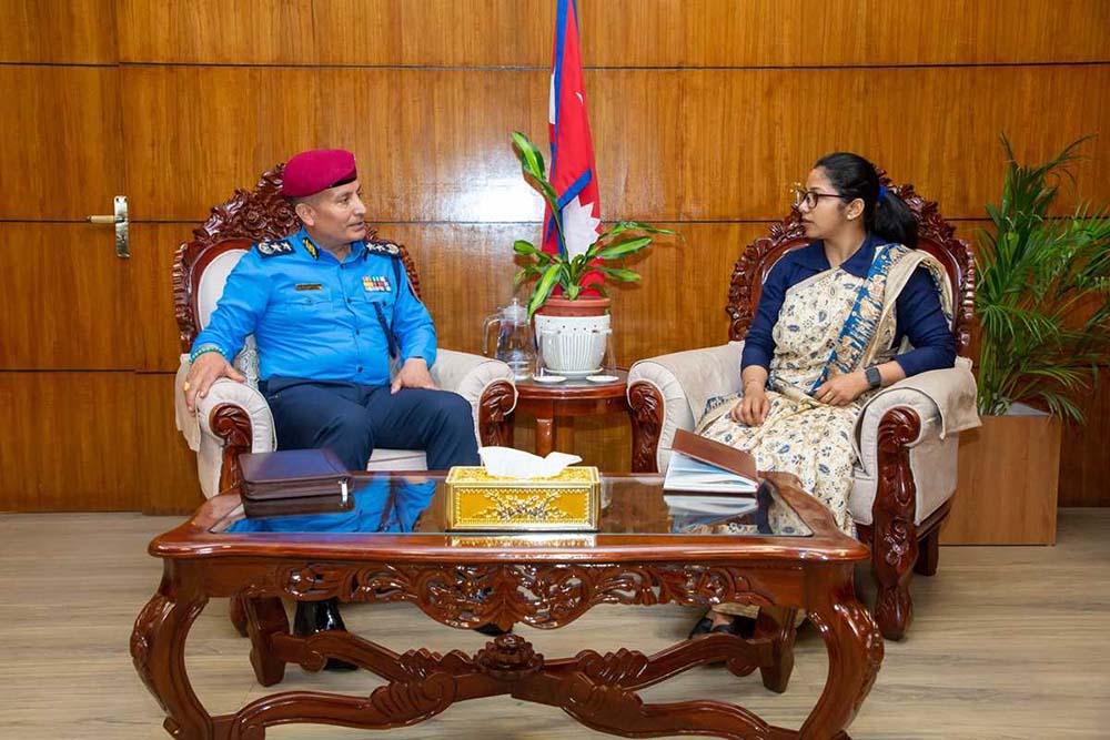 नेपाल प्रहरी र काठमाडौं महानगरबीच सहकार्यबारे छलफल