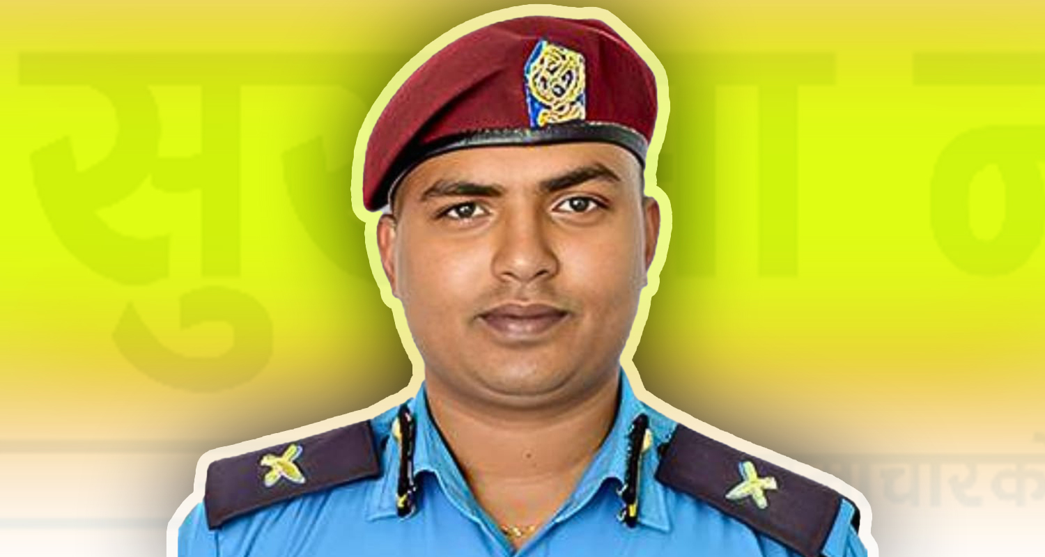 जिल्ला प्रहरी कार्यालय धनुषाका इन्सपेक्टर यादव सम्मानित