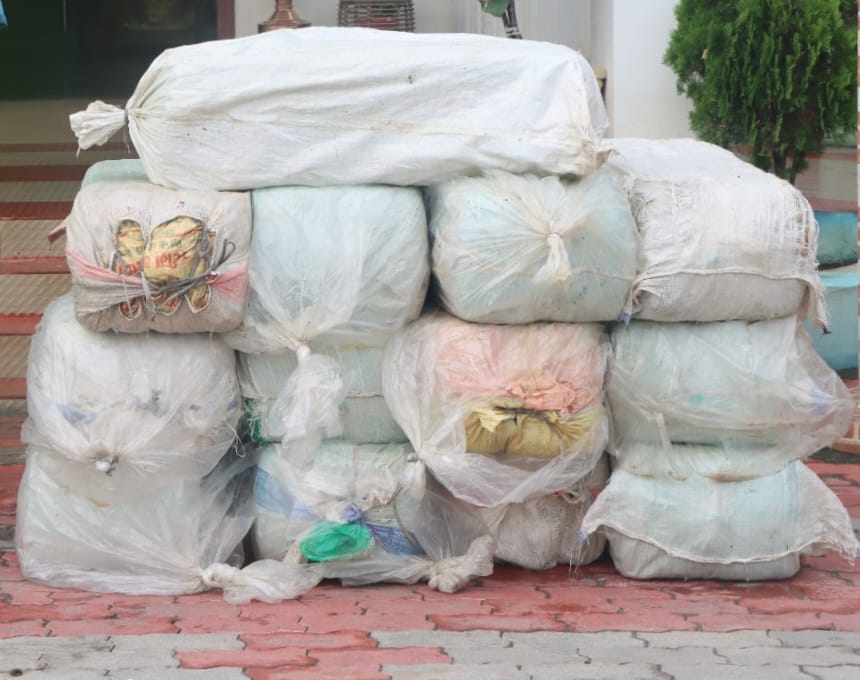 झण्डै साढे पाँच क्विन्टल गाँजासहित पक्राउ परे दिनेश