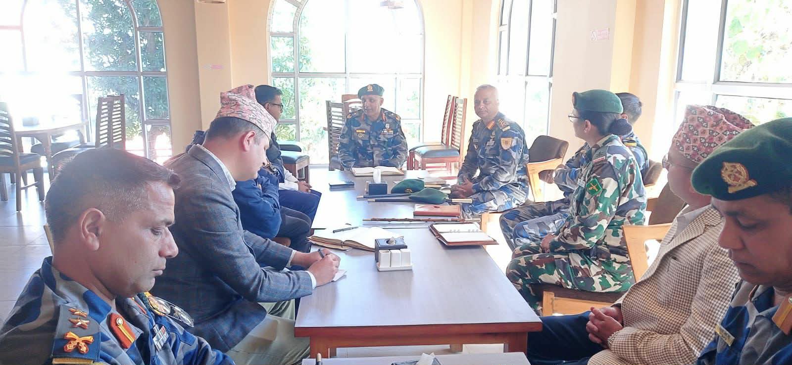 सुरक्षा अवस्था अनुगमन गर्न सुदूरपश्चिम पुगे सशस्त्रका एआईजी दाहाल